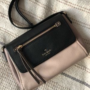 Kate Spade Crossbody (blush and black two tone)